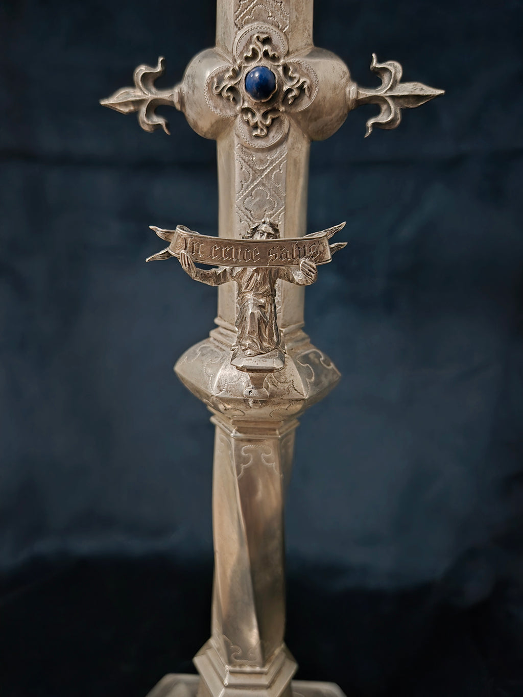 Gabriel Hermeling Neo-Gothic Cologne Silver Altar Crucifix